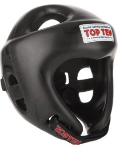 Headguard Top Ten Fight - Black, 1061 Black PROTECTION