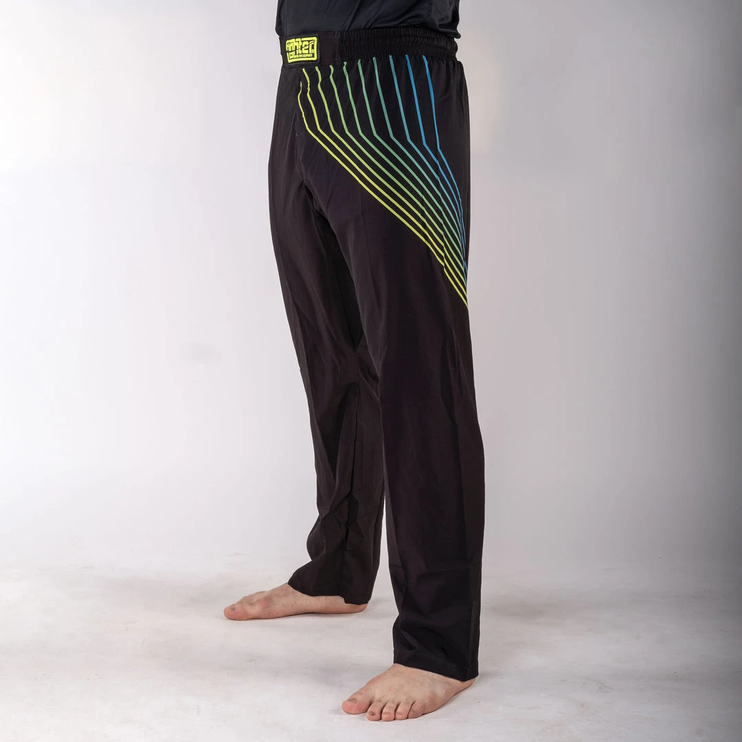 Fighter Pants - FIGHT - Black/rainbow, FF-P004B 11 Fighter Pants - FIGHT - Black/rainbow, FF-P004B