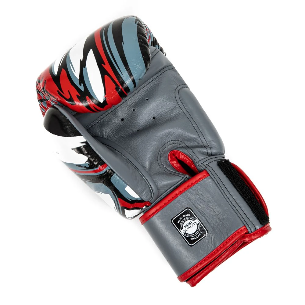 Boxing Gloves Twins Fantasy10 - Grey/red, FANTASY10 6 Boxing Gloves Twins Fantasy10 - Grey/red, FANTASY10