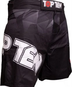 Top Ten MMA Prism Shorts - Black, 18151-91 10 Top Ten MMA Prism Shorts - Black, 18151-91