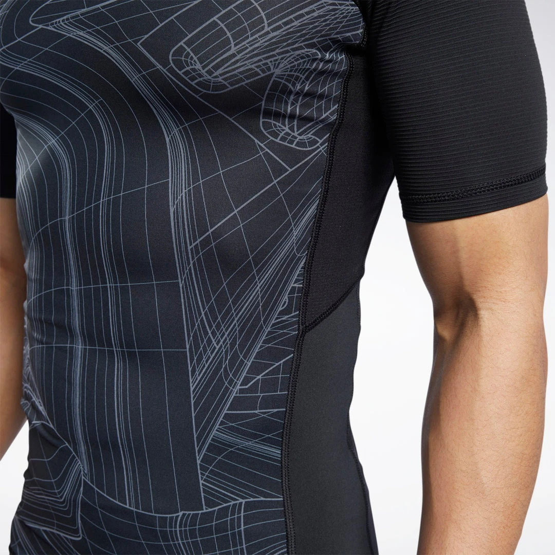 Reebok Printed Compression Tee, FS8579 Training T-Shirts 6 Reebok Printed Compression Tee, FS8579 Training T-Shirts