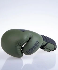 Fighter Boxing Gloves Sparring - Matt Khaki/black, FBG-002KB 21 Fighter Boxing Gloves Sparring - Matt Khaki/black, FBG-002KB