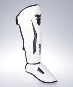 Fighter Shinguards Thai Ergo - White, FSG-004WB 10 Fighter Shinguards Thai Ergo - White, FSG-004WB