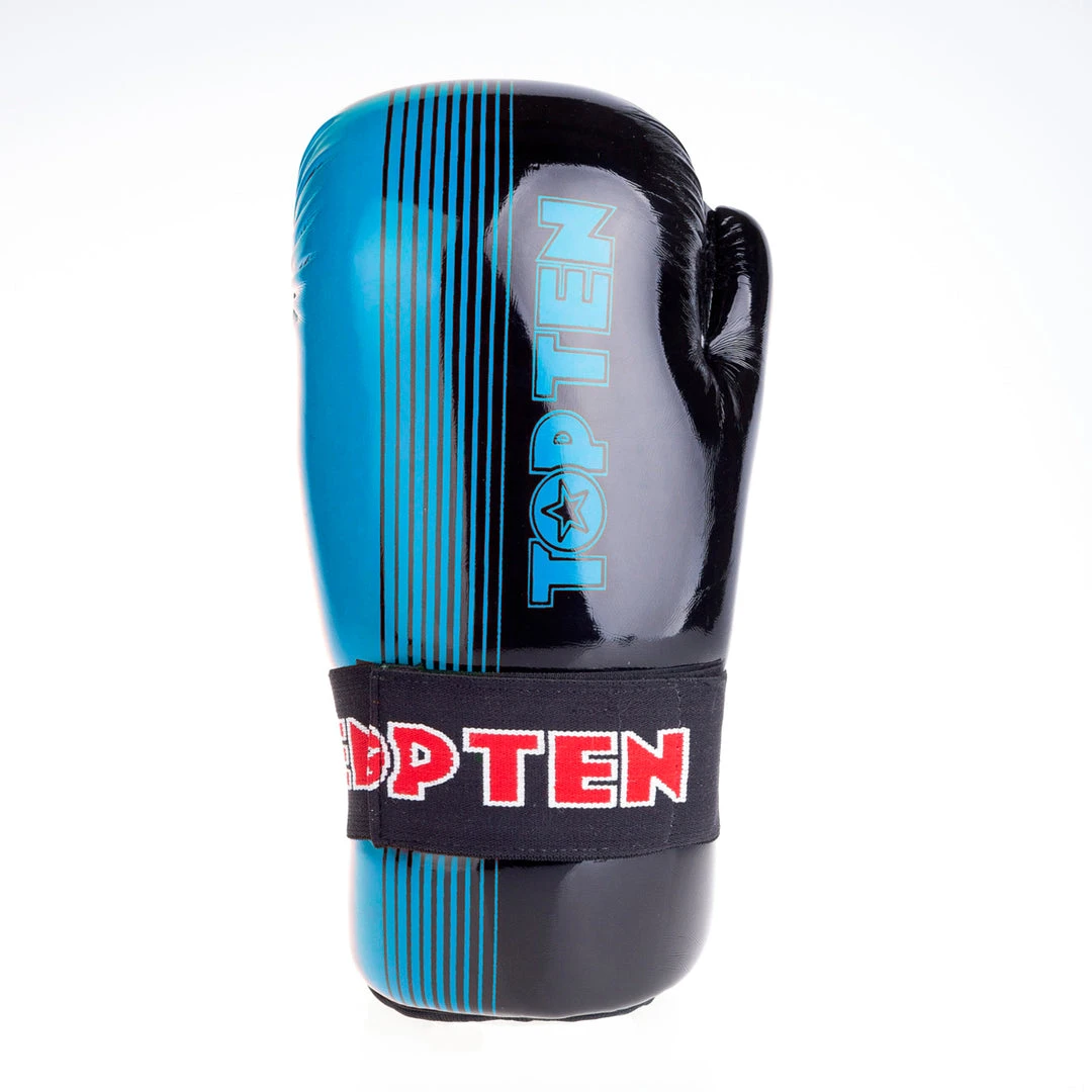 GLOVES Pointfighter TOP TEN Glossy - Black/blue, 2067-96LA 4 GLOVES Pointfighter TOP TEN Glossy - Black/blue, 2067-96LA