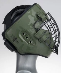 Fighter Shock Head Guard - Khaki/camo, JE999-KHC