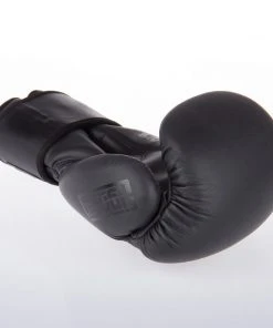 Fighter Boxing Gloves SPLIT - Matt Black, FBG-001B