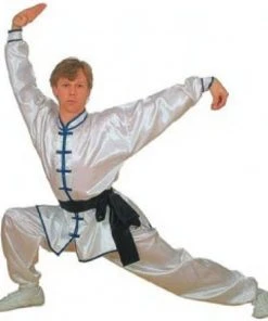Hayashi Kung Fu Uniform - White, 125-1 Kung-fu Uniforms