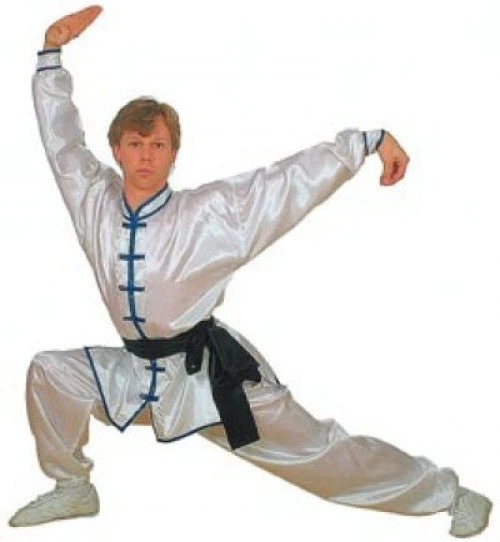 Hayashi Kung Fu Uniform - White, 125-1 Kung-fu Uniforms 3 Hayashi Kung Fu Uniform - White, 125-1 Kung-fu Uniforms