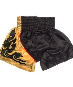 K1 & Thai Shorts Windy Thai Trunks - Black/gold, BSW-02