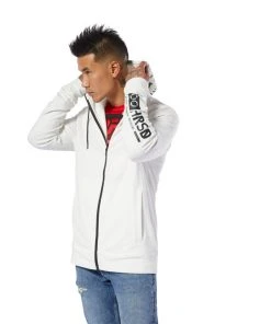 Hoodies Reebok UFC Fight Night Blank Walkout Hoodie - White, CD8586