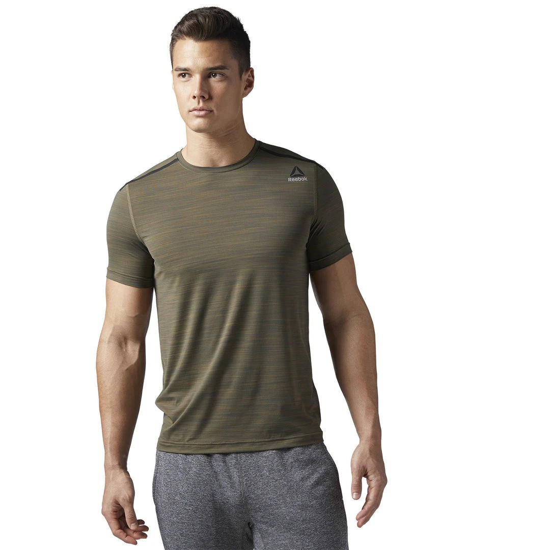 Training T-Shirts Reebok Activchill Tee - Olive Green, BR9671 3 Training T-Shirts Reebok Activchill Tee - Olive Green, BR9671