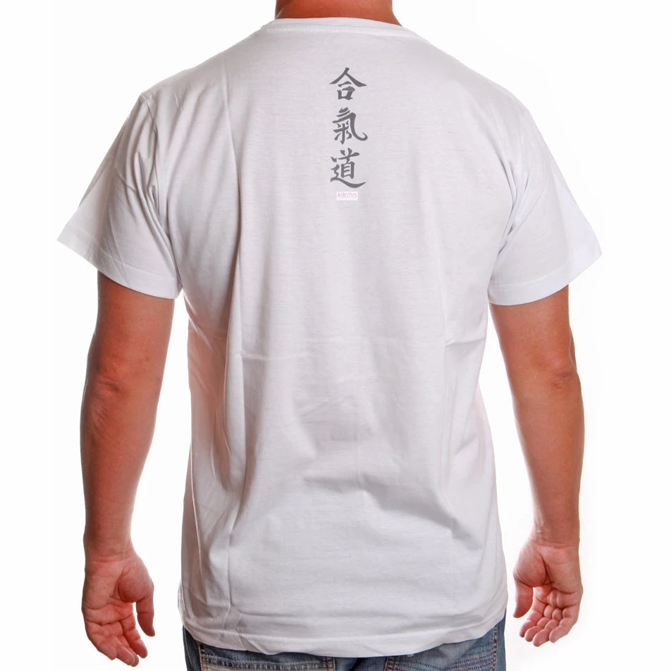 T-Shirts Satori Calligraphy T-Shirt - AIKIDO - White, SATT02-1 4 T-Shirts Satori Calligraphy T-Shirt - AIKIDO - White, SATT02-1