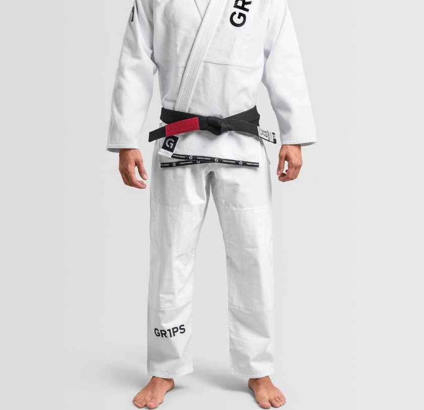 Grips Gr1ps BJJ Uniform Primero Competition - White, G10118-WHT 4 Grips Gr1ps BJJ Uniform Primero Competition - White, G10118-WHT