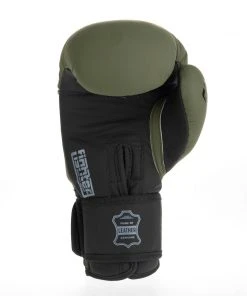 Fighter Boxing Gloves SIAM - Matt Khaki, FBG-003KB 18 Fighter Boxing Gloves SIAM - Matt Khaki, FBG-003KB
