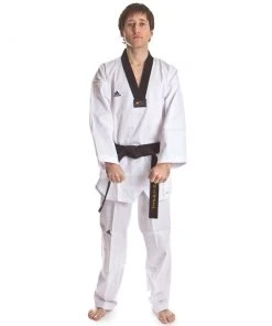 Adidas Taekwondo WT Uniforms Dobok WT Adichamp III Black V, ADITCH03-B