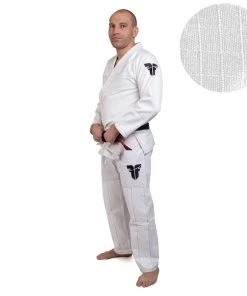 BJJ Uniforms Fighter BJJ Ripstop Gi Rip Stop KIDS - White, BJJBW-05