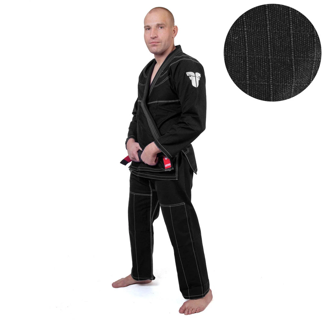 Fighter BJJ Ripstop Gi Rip Stop KIDS - Black, BJJBL-06 BJJ Uniforms 3 Fighter BJJ Ripstop Gi Rip Stop KIDS - Black, BJJBL-06 BJJ Uniforms