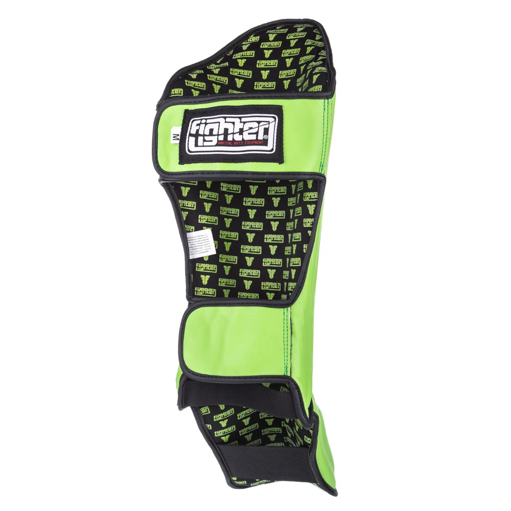 PROTECTION Fighter Shinguards Thai - Black/green, JE1573FFG 4 PROTECTION Fighter Shinguards Thai - Black/green, JE1573FFG