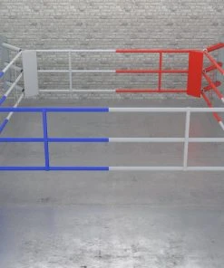 Floor Boxing Ring Fighter Wall II With 3 Ropes, BRF-NF2W 9 Floor Boxing Ring Fighter Wall II With 3 Ropes, BRF-NF2W