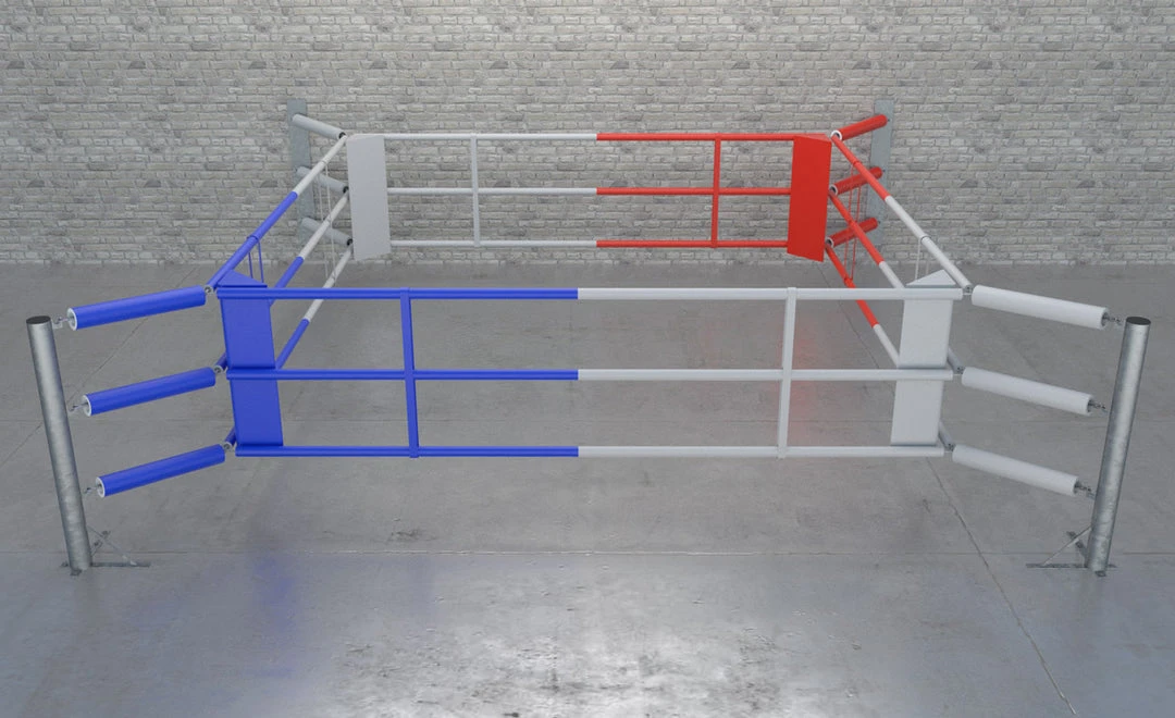 Floor Boxing Ring Fighter Wall II With 3 Ropes, BRF-NF2W 5 Floor Boxing Ring Fighter Wall II With 3 Ropes, BRF-NF2W
