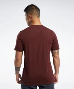Reebok UFC Logo T-shirt - Bordo, FK2344
