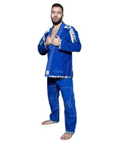 BJJ Uniforms Top Ten Brazilian Jiu Jitsu Uniform Mohicans - Blue, 15123-6