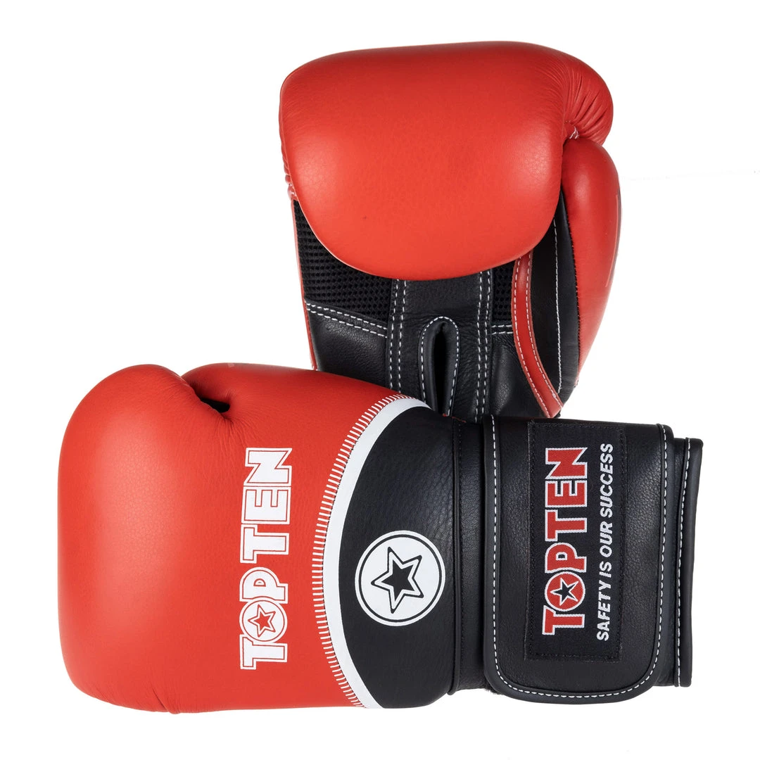 Top Ten Boxing Gloves 4Select - Red/black, 2244-49 3 Top Ten Boxing Gloves 4Select - Red/black, 2244-49