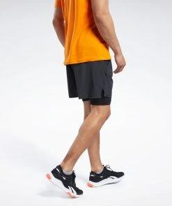 Compression Shorts Reebok 2in1 Epic Shorts - Black, FS8561