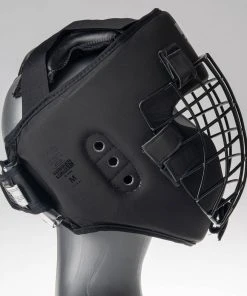PROTECTION Fighter Shock Head Guard - Black, JE999-BLK