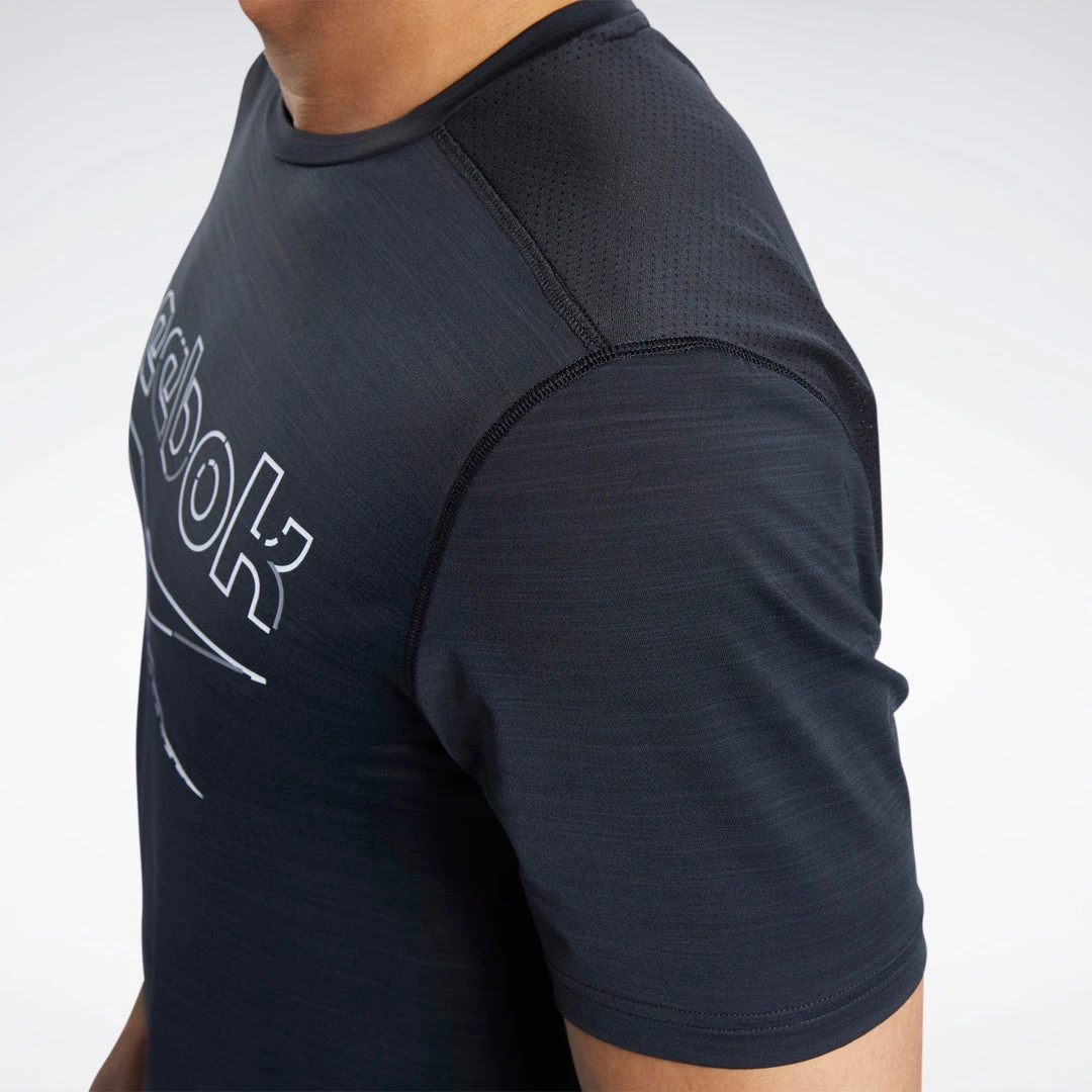Reebok Workout ActivChill Training Tee - Black, FS8444 Training T-Shirts 8 Reebok Workout ActivChill Training Tee - Black, FS8444 Training T-Shirts