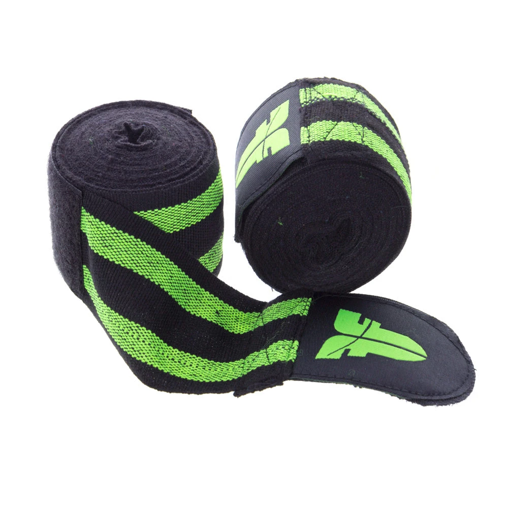 Fighter Handwraps - Black/green, BAND F GREEN 3 Fighter Handwraps - Black/green, BAND F GREEN