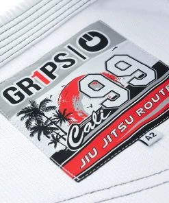 BJJ Uniforms Kimono Grips Cali 99 - White, G10112-WHT 20 BJJ Uniforms Kimono Grips Cali 99 - White, G10112-WHT