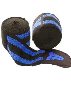 Fighter Handwraps - Black/blue, BAND F BLUE