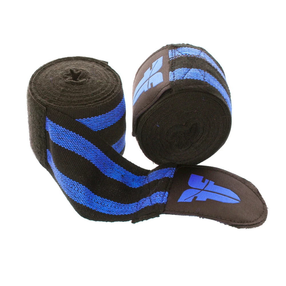 Fighter Handwraps - Black/blue, BAND F BLUE 3 Fighter Handwraps - Black/blue, BAND F BLUE
