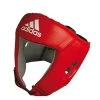 Adidas PROTECTION AIBA Boxing Head Guard - Red, AIBAH1-R 2 Adidas PROTECTION AIBA Boxing Head Guard - Red, AIBAH1-R