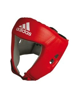 Adidas PROTECTION AIBA Boxing Head Guard - Red, AIBAH1-R