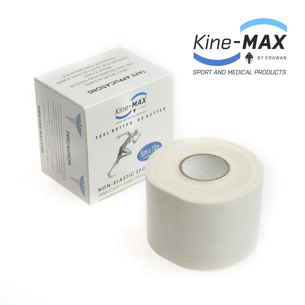 KinesioMAX GLOVES Kine-MAX Nonelastic Sport Tape 5 Cm X 10 M, TAPE003 3 KinesioMAX GLOVES Kine-MAX Nonelastic Sport Tape 5 Cm X 10 M, TAPE003