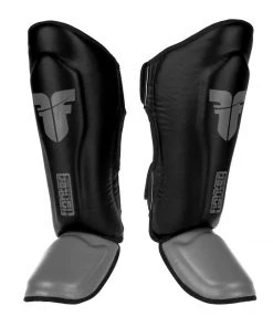 Fighter Shinguards Thai Classic - Black/grey, JE1573BG PROTECTION