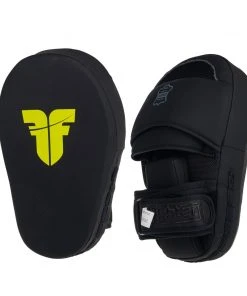 Fighter Focus Mitts - Black/neon Yellow, FFMS-002BNY