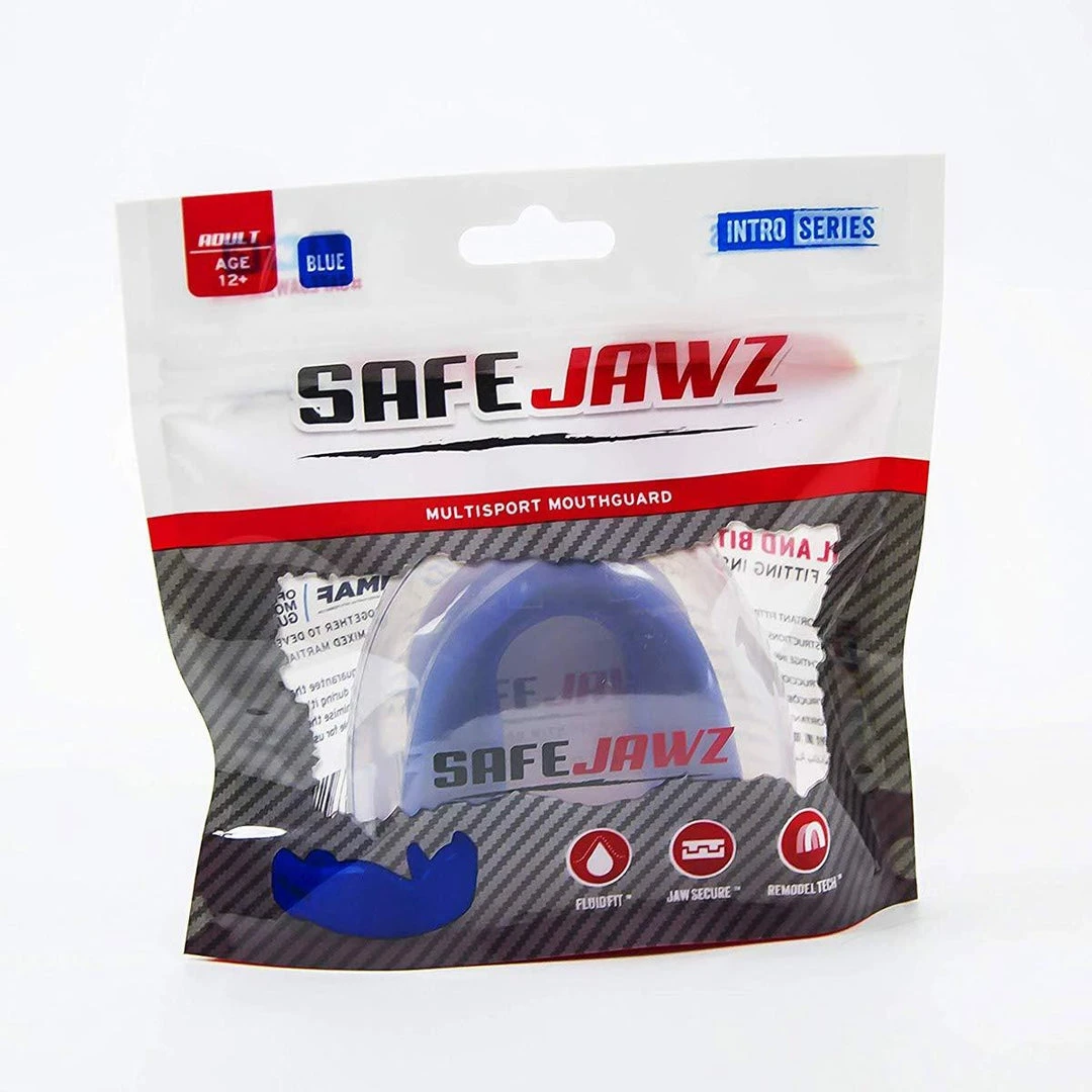 SAFE JAWZ SAFEJAWZ Mouth Intro Blue Senior, Blue-adult PROTECTION 4 SAFE JAWZ SAFEJAWZ Mouth Intro Blue Senior, Blue-adult PROTECTION