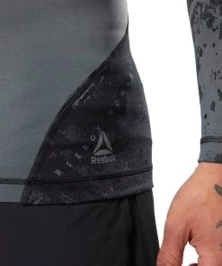 Reebok Jacquard Rashguard - Black, DQ1982