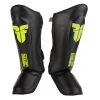 Fighter Shinguards Thai Classic - Black/neon Yellow, JE1573BNY PROTECTION