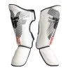 Fighter Shinguards Thai Classic - White/black, JE1573BWH PROTECTION