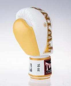 Boxing Gloves Twins - White/gold, BGVL-8-WHITE