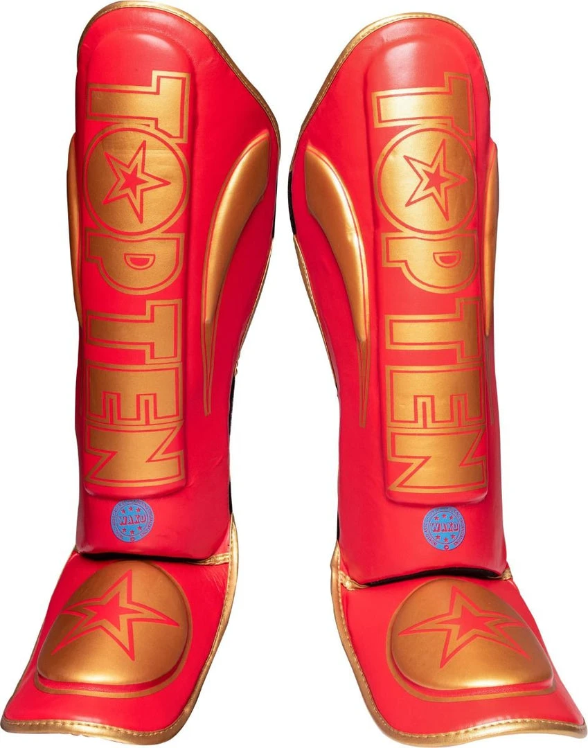 Shinguards Top Ten SuperLight WAKO - Red PROTECTION 3 Shinguards Top Ten SuperLight WAKO - Red PROTECTION