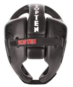Headguard Top Ten Fight - Black, 1061 Black PROTECTION