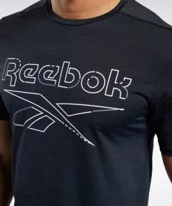 Reebok Workout ActivChill Training Tee - Black, FS8444 Training T-Shirts 17 Reebok Workout ActivChill Training Tee - Black, FS8444 Training T-Shirts