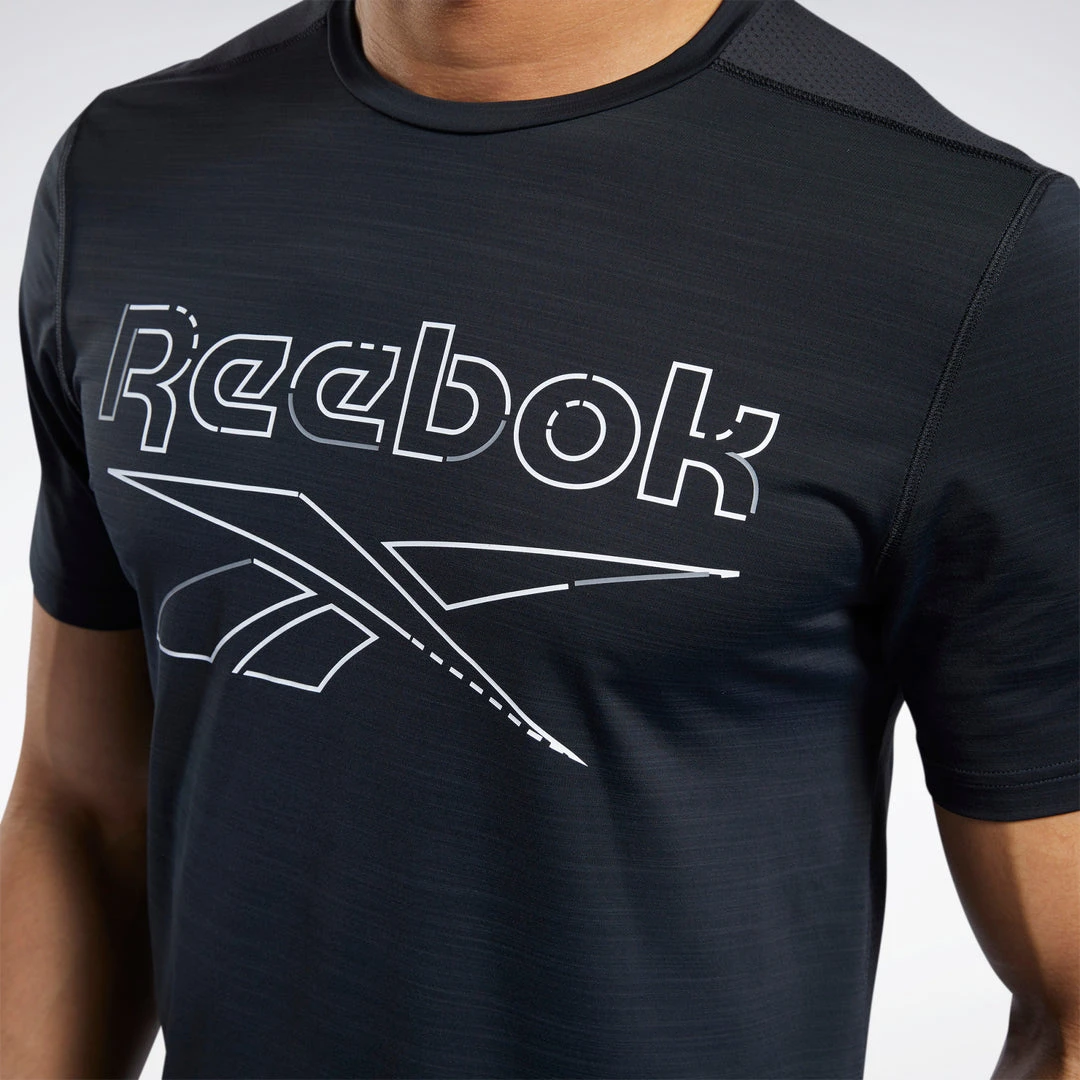 Reebok Workout ActivChill Training Tee - Black, FS8444 Training T-Shirts 9 Reebok Workout ActivChill Training Tee - Black, FS8444 Training T-Shirts