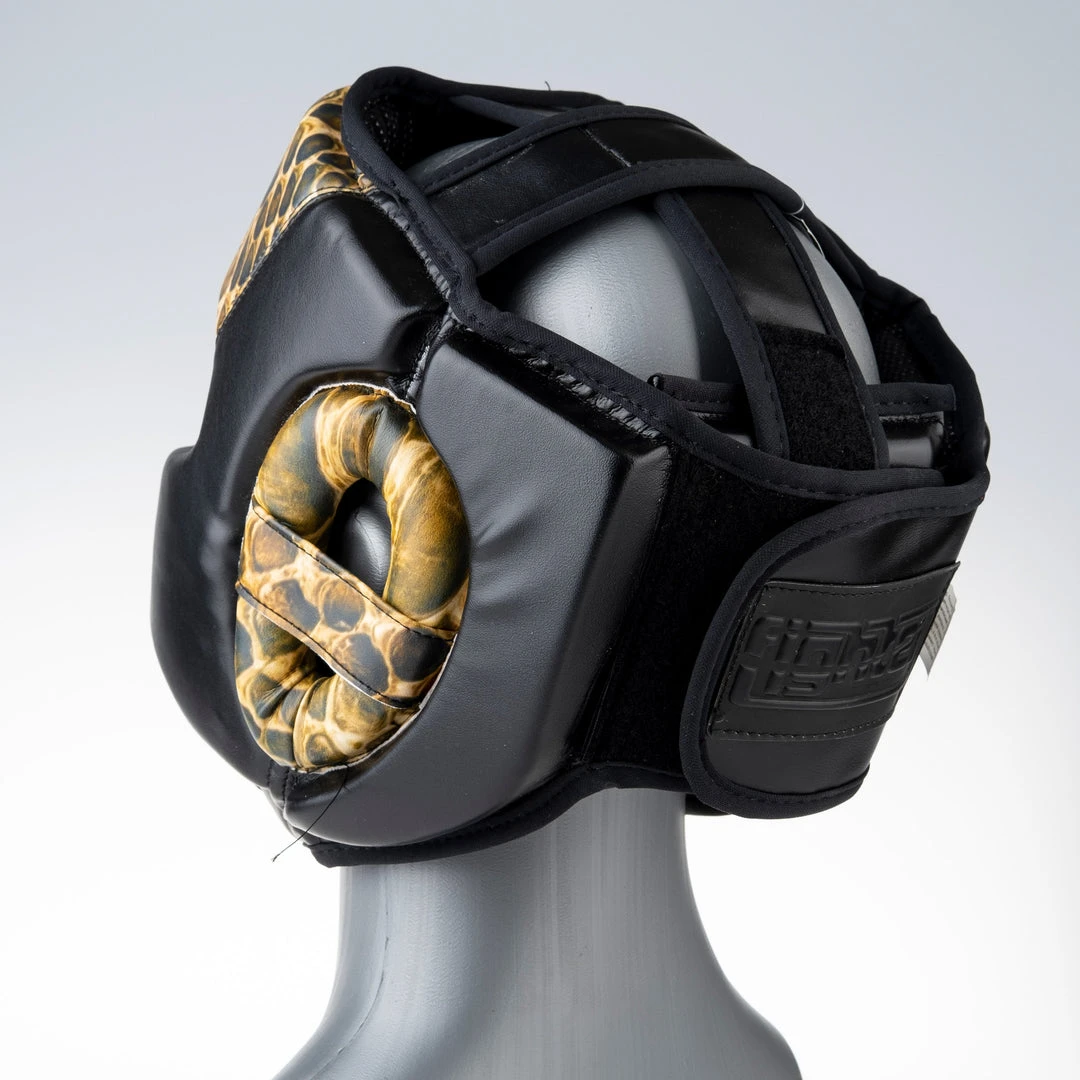 PROTECTION Headguard Fighter Sparring Pro Jungle Series - Snake, JE2796SN 4 PROTECTION Headguard Fighter Sparring Pro Jungle Series - Snake, JE2796SN