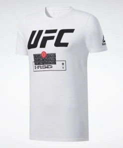 T-Shirts Reebok UFC FG Fight Week Tee- White, FJ5156